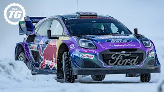 Taking the 500bhp Ford Puma Hybrid Rally1 Through Snow | Top Gear Series 32