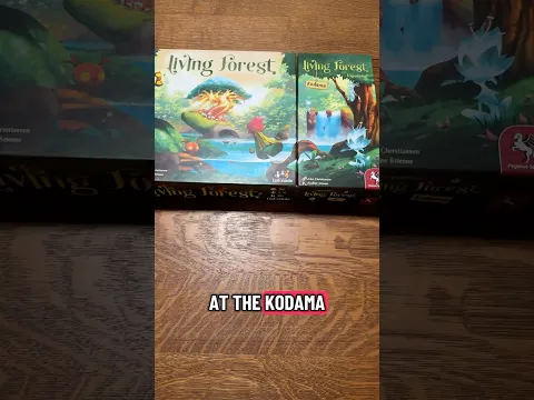 Unboxing the Kodama expansion to Living Forest by Ludonaute