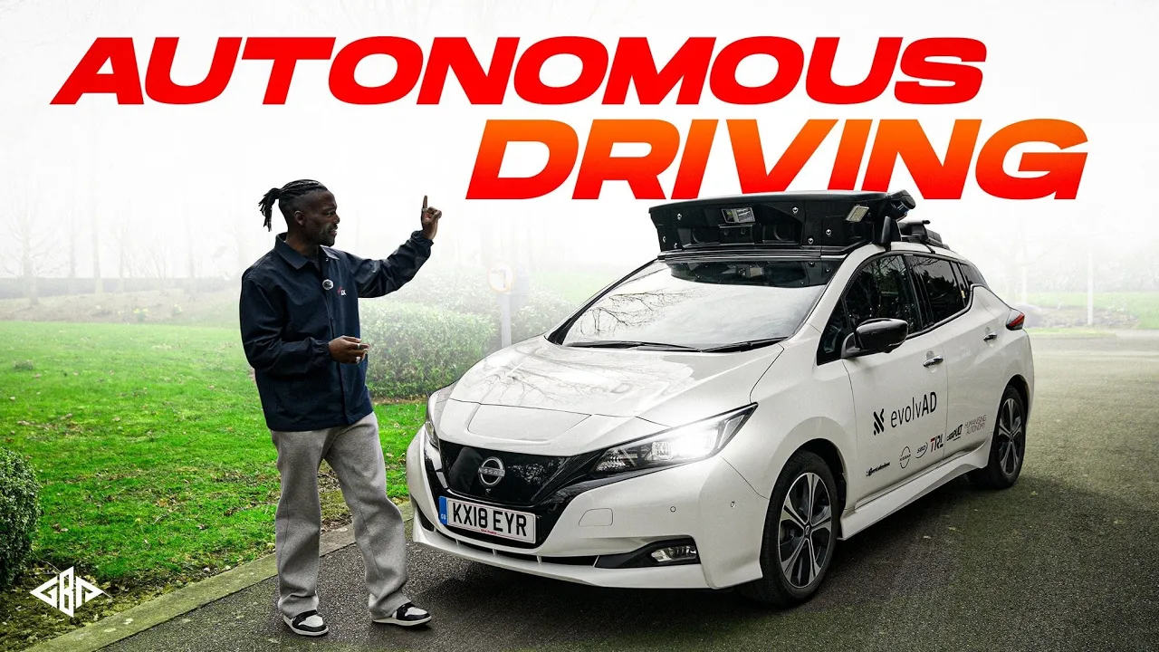 Fully Autonomous Driving - EvolvAD with Nissan Leaf connected autonomous vehicle (CAV)
