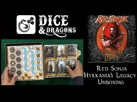 Dice and Dragons - Red Sonja Hyrkania's Legacy Unboxing