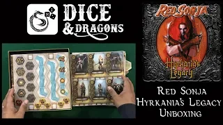 Dice and Dragons - Red Sonja Hyrkania's Legacy Unboxing