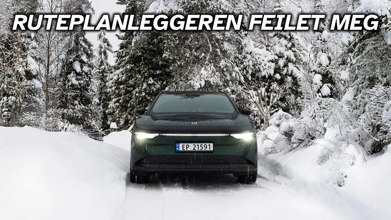 Måtte SNU! Fra Sverige tilbake til Norge i Zeekr 7X om vinteren