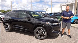 Is the 2023 Ford Escape 2.0 Turbo ST-Line a better SUV to buy than a Mazda CX-5?