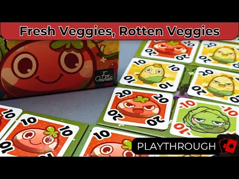 Harvest (2023 Japanese Edition) | Solo Playthrough - A Tricky Vegetable Card Game