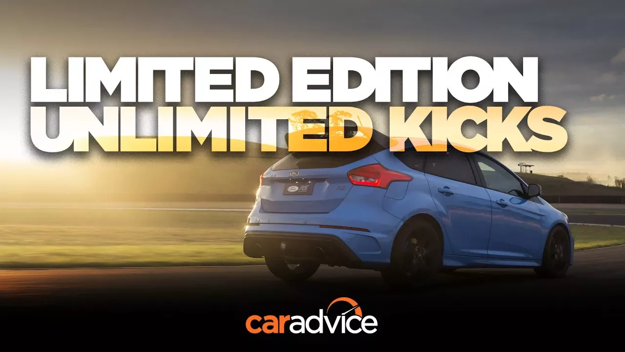 2018 Ford Focus RS Limited Edition road and track drive