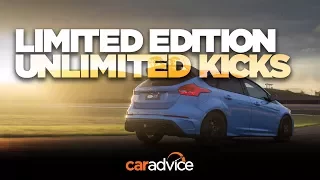2018 Ford Focus RS Limited Edition road and track drive