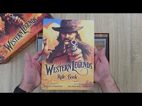 Western Legends Board Game Unboxing & Components Live Your Wild West Story