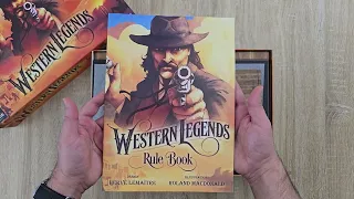 Western Legends Board Game Unboxing & Components Live Your Wild West Story