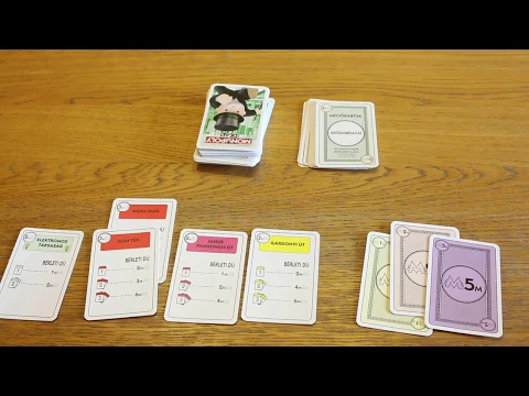 Monopoly kártyajáték bemutató és szabályok