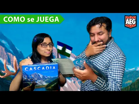 Cómo se JUEGA: CASCADIA | Juego de mesa AEG | Tutorial | Reseña || Aventureros Lúdicos