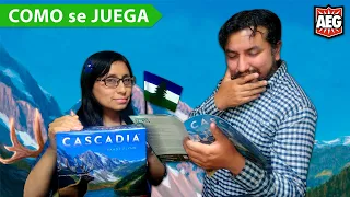 Cómo se JUEGA: CASCADIA | Juego de mesa AEG | Tutorial | Reseña || Aventureros Lúdicos