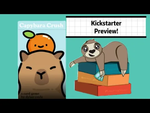 How to Play Capybara Crush Kickstarter Preview |Cascadia the Card Game|