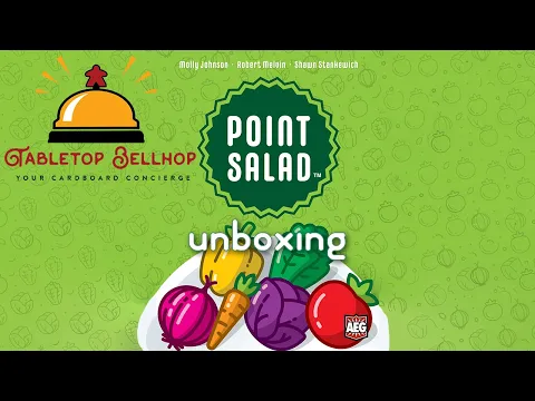 Unboxing Point Salad the Card Game, a super simple to learn game with plenty of depth