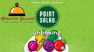 Unboxing Point Salad the Card Game, a super simple to learn game with plenty of depth