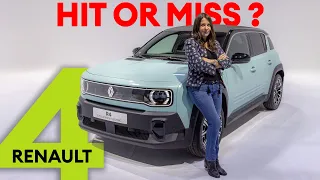 Renault 4 E-Tech FIRST LOOK - Renault's answer to the Kia EV3 | Electrifying