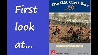 First Look at The U.S. Civil War - a wargame by Mark Simonitch