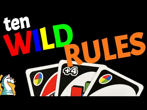 Ten UNO Wild Card House Rules
