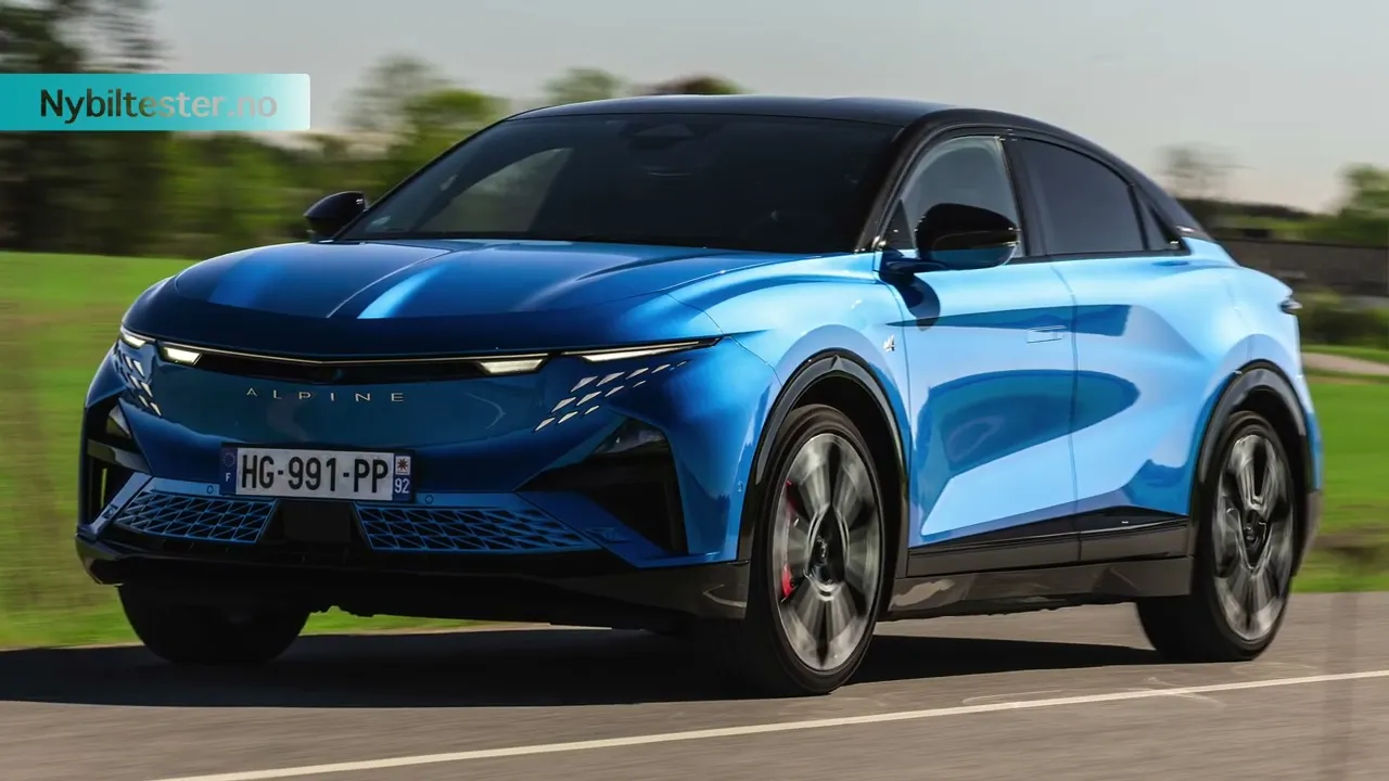 Alpine A390 første prøvetur