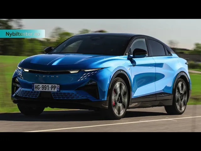 Alpine A390 første prøvetur