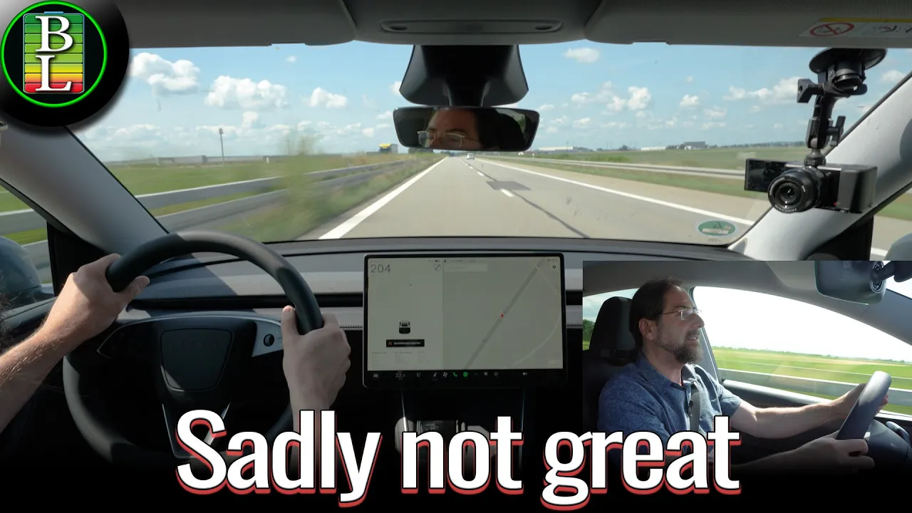 Tesla Model Y LRDM Juniper at high speeds (Autobahn)