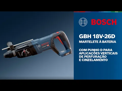 Martelete Rompedor Bosch a Bateria Sds Plus 2,5J GBH 18V-26D 18V