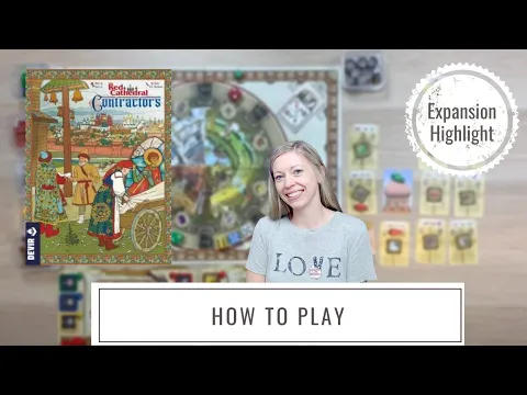 Red Cathedral Contractors Expansion | How to Play| Review | Family Board Game | Solo Board Game
