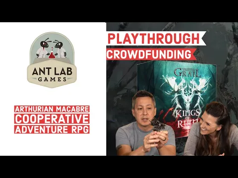 Tainted Grail Kings of Ruin Board Game Playthrough Preview