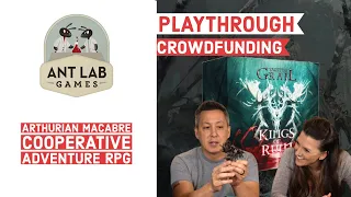 Tainted Grail Kings of Ruin Board Game Playthrough Preview