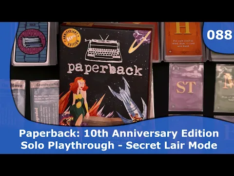 Paperback - Solo Playthrough | 088 | CulBlu and Cardboard