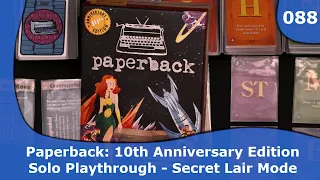 Paperback - Solo Playthrough | 088 | CulBlu and Cardboard