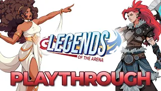 Legends Of The Arena Playthrough (1 ROUND!) (On Kickstarter til 9/26/25 @ 7pm CDT!)