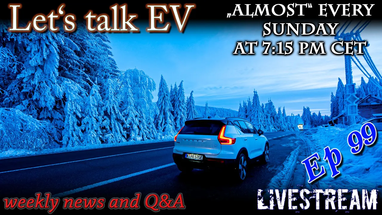 (live) Let's talk EV - We had this week off!