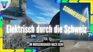 "Elektrisch durch die Schweiz" mit dem KIA EV6 GT-Line - Teil 1 [Deutsch 4K] | Vision E Drive Nr.161