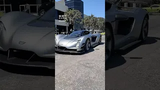 A supercar that is basically a jet fighter! 😳 #supercars #vehicles #cars