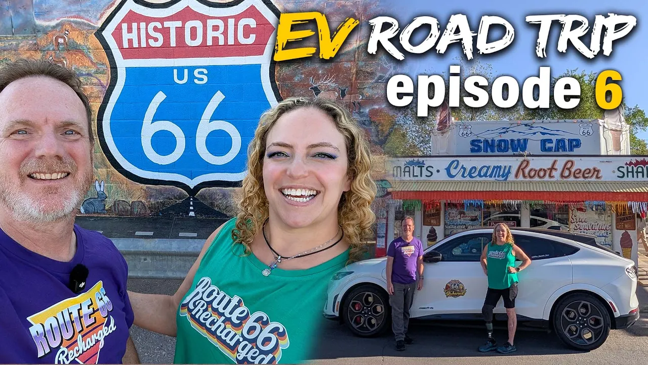 EV Road Trip in a Mustang Mach-E: Painted Desert, Standin' on a Corner & Easy Charging on Route 66