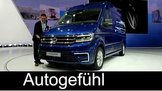 VW Volkswagen e-Crafter Premiere 200 km range new electric light truck - Autogefühl
