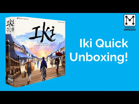Iki Board Game Unboxing