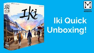 Iki Board Game Unboxing