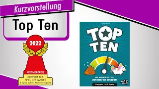 TOP TEN - Nominiert SPIEL DES JAHRES 2022 - Kurzvorstellung - Spiel doch mal!