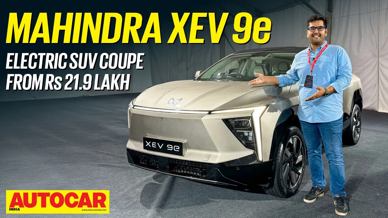 Mahindra XEV 9e - The XUV700-sized electric SUV coupe | Walkaround | Autocar India