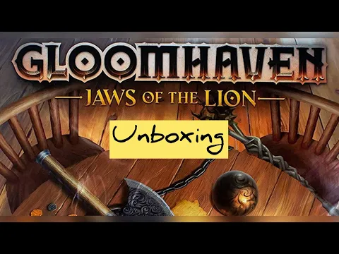 Gloomhaven JOTL Unboxing