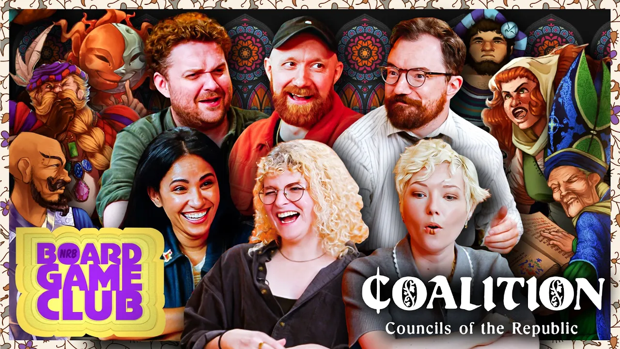 Let's Play COALITION: COUNCILS OF THE REPUBLIC | Board Game Club