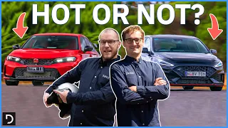 2023 Honda Civic Type R Vs Hyundai i30 N | Hot Hatches Battle It Out Head-To-Head | Drive.com.au