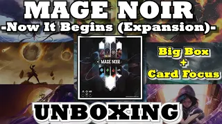 Unboxing - Mage Noir: Now it Begins - 6 Expansions + Big Box [KICKSTARTER]