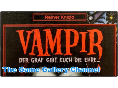 【ボードゲーム レビュー】「 Vampir」- パンパイアハンターとして、色別にバンパイアの首を狩る
