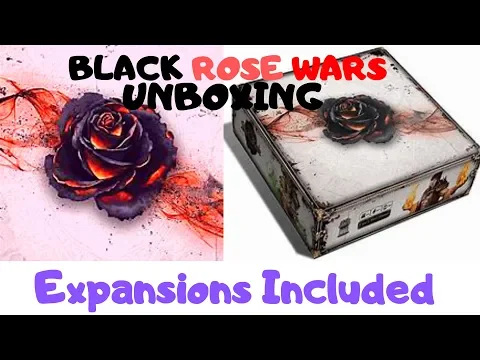 Black Rose Wars | Unboxing (EXPANSIONS INCLUDED)