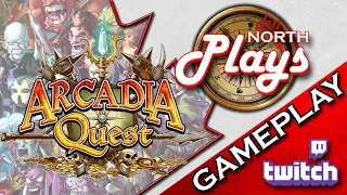 dmNorth Plays ...  Arcadia Quest: Bedtime Again Campaign - Scenario 1 (A Portal Trouble)