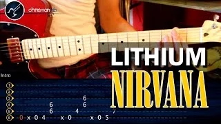 Cómo tocar &quot;Lithium&quot; de Nirvana en Guitarra (HD) Tutorial COMPLETO - Christianvib