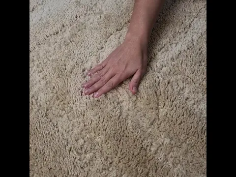 Tapete Dueto Melodia Bege 1,40x2,00m Jolitex