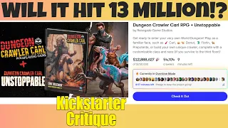 Dungeon Crawler Carl RPG + Unstoppable (A+) Kickstarter Critique Review